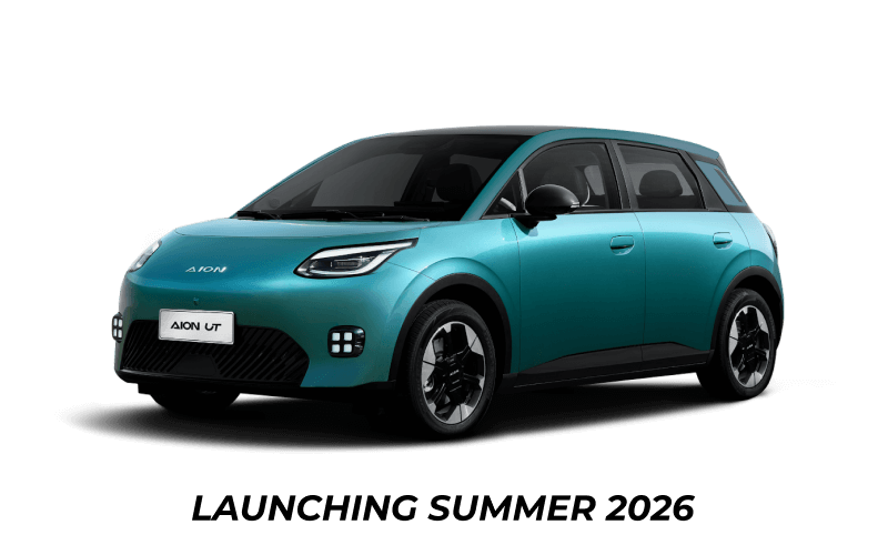 AION UT with on-image text stating 'Launching Summer 2026'