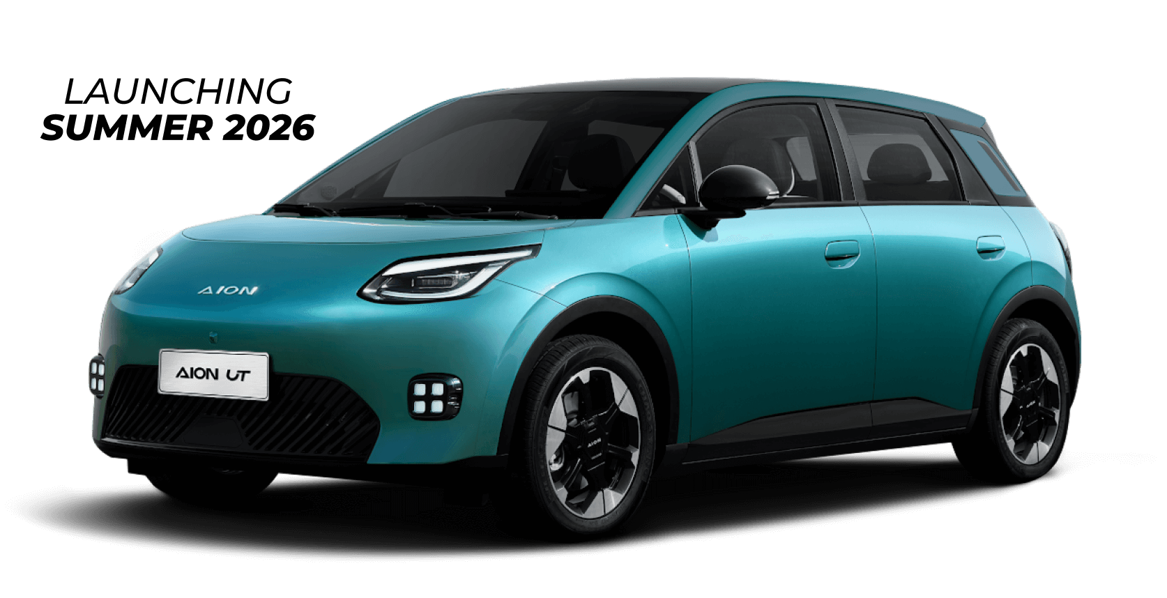 AION UT with on-image text stating 'Launching Summer 2026'