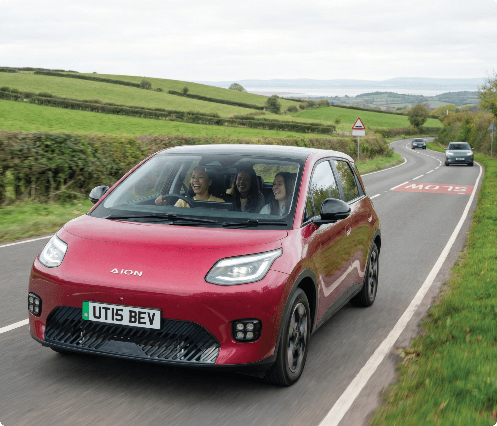 What if my journey is not ‘typical’? | Whether petrol, diesel or electric, the energy used by a car depends on how it is driven. Speed, load, driving style, air con use, and so on, all play a role in moving the dial above or below a model’s combined figure. There are a lot of different factors at play, but what the WLTP combined figure tries to do is approximate an average realistic driving scenario.

For example, driving aggressively on a motorway – rapid acceleration and sharp braking – will use up more energy and mean fewer miles from a full charge. Or, in winter months, energy-reliant features such as heated seats and demisting can also drain the battery more quickly.

On the other hand, because EVs recover energy through regenerative braking and use less power at lower speeds, the WLTP ‘city’ range for urban driving conditions is significantly higher than the combined figure. So, while the WLTP tests show that the AION V can do up to 317 miles of combined driving, you may be able to achieve a higher range if you stick to city driving.