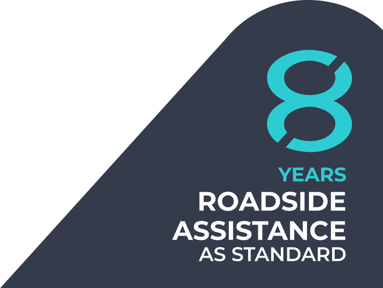 8 years roadside assistance as standard