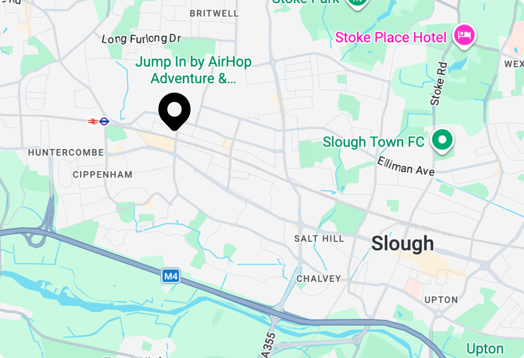 Google map of Slough Trading Estate, 756 Dover Road, SL1 4RF