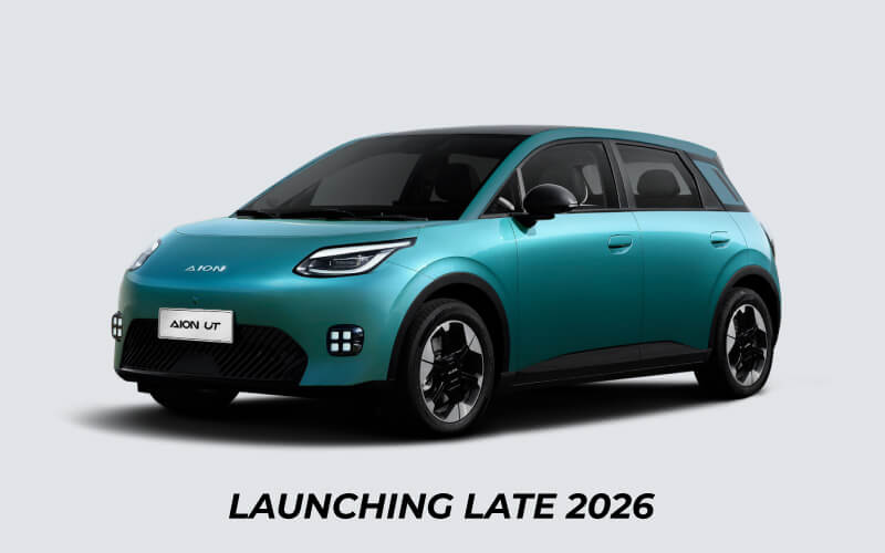 AION UT with on-image text stating 'Launching Late 2026'