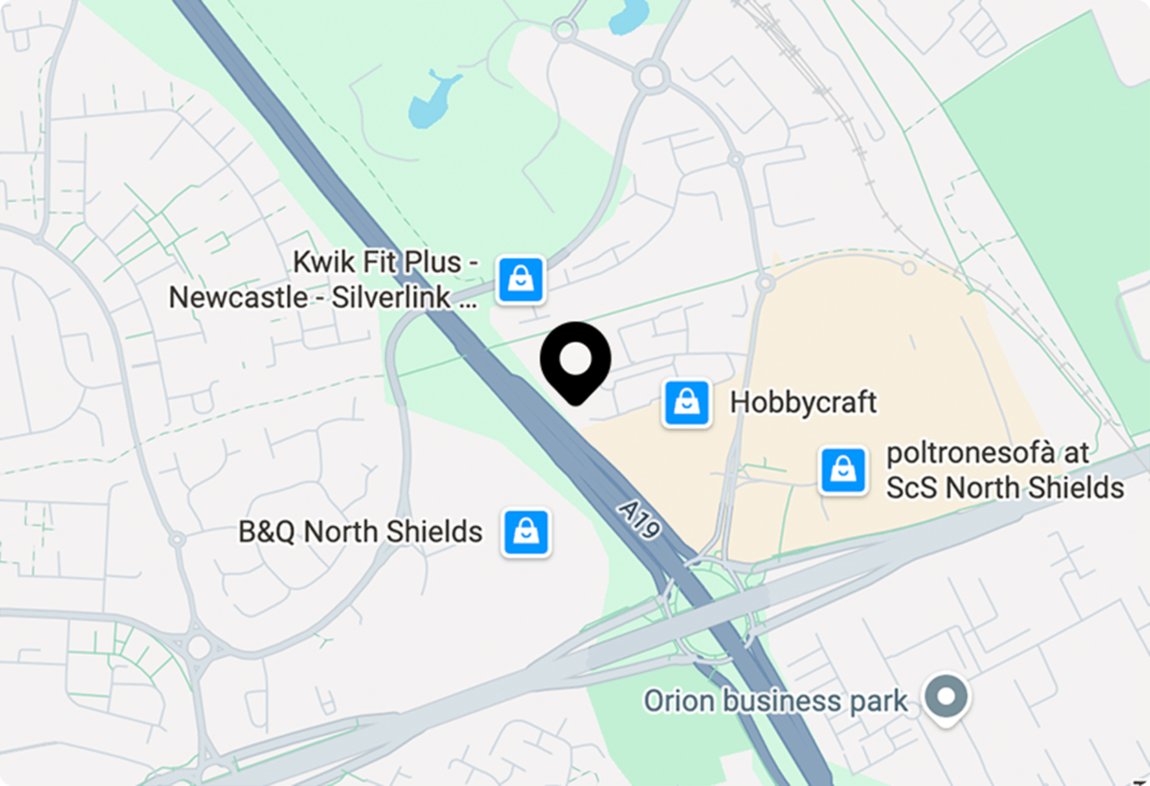 Google map of Bittern Close, Wallsend NE28 9ND